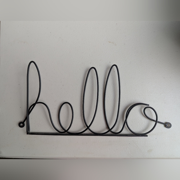 Other - Black Metal Wall Art Decor